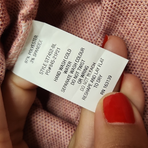 Haley‎ And June Plaid Pink Cardigan Sweater - Picture 4 of 6